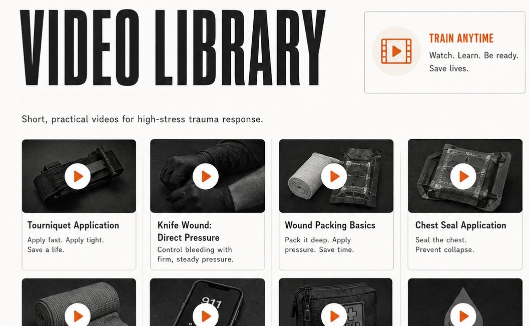Video training library